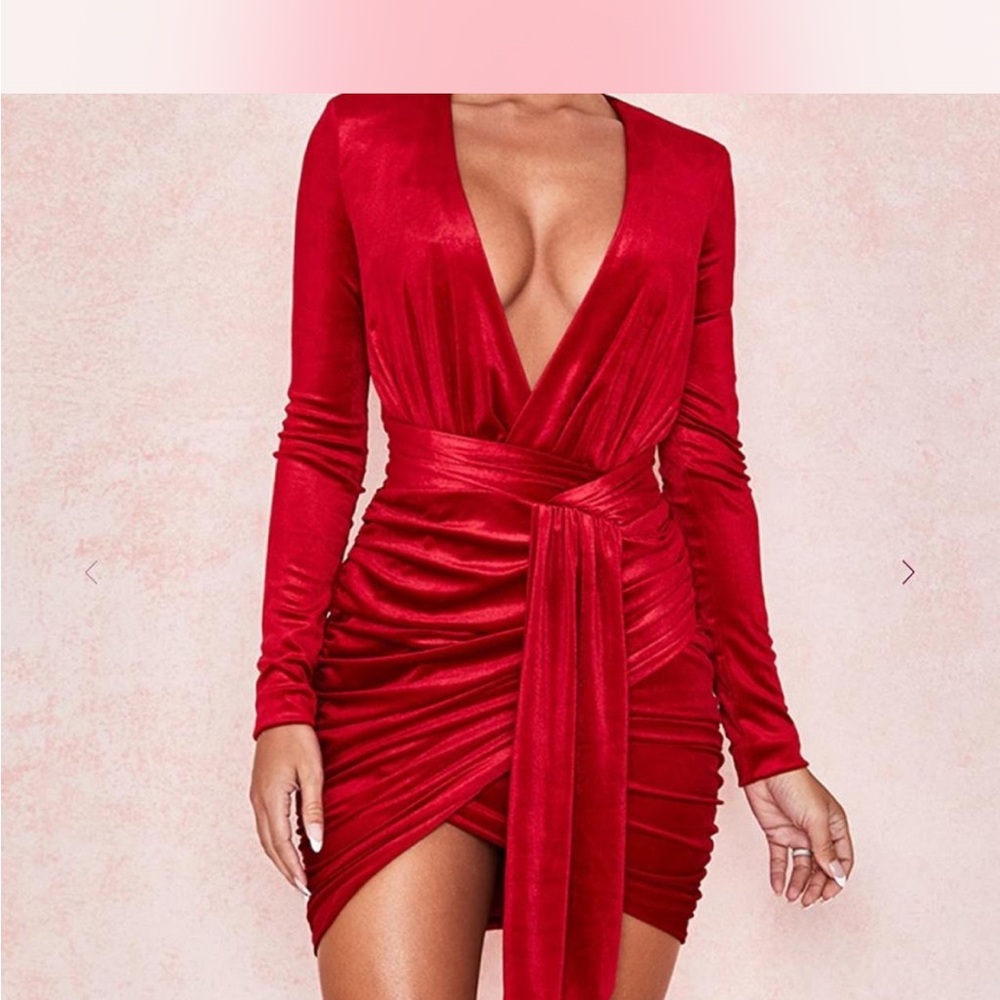 House of CB Red Mini Dress